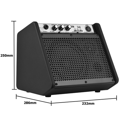 Cool Music 20-Watt Bluetooth Professional Drum Amplifier - DM-20 - Image 4