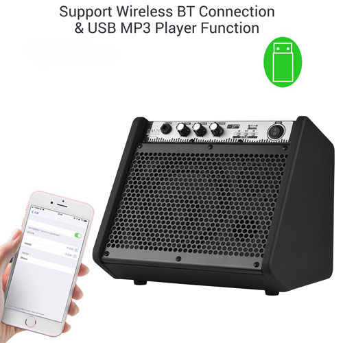 Cool Music 20-Watt Bluetooth Professional Drum Amplifier - DM-20 - Image 5