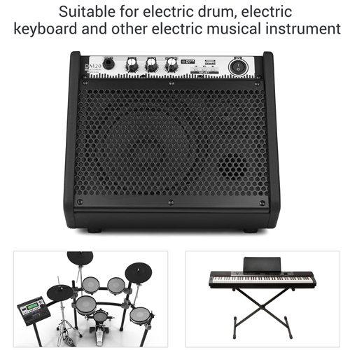 Cool Music 20-Watt Bluetooth Professional Drum Amplifier - DM-20 - Image 3
