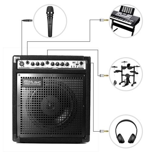 Cool Music 50-Watt Drum / Keyboard Amplifier Combo - DK-35S - Image 6